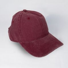 gorra efecto gastada granate