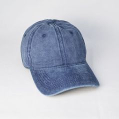 gorra gastada lisa marino