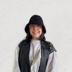 gorro pelo brillo negro