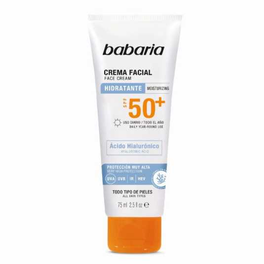 babaria solar facial hidratante spf50+ 75ml