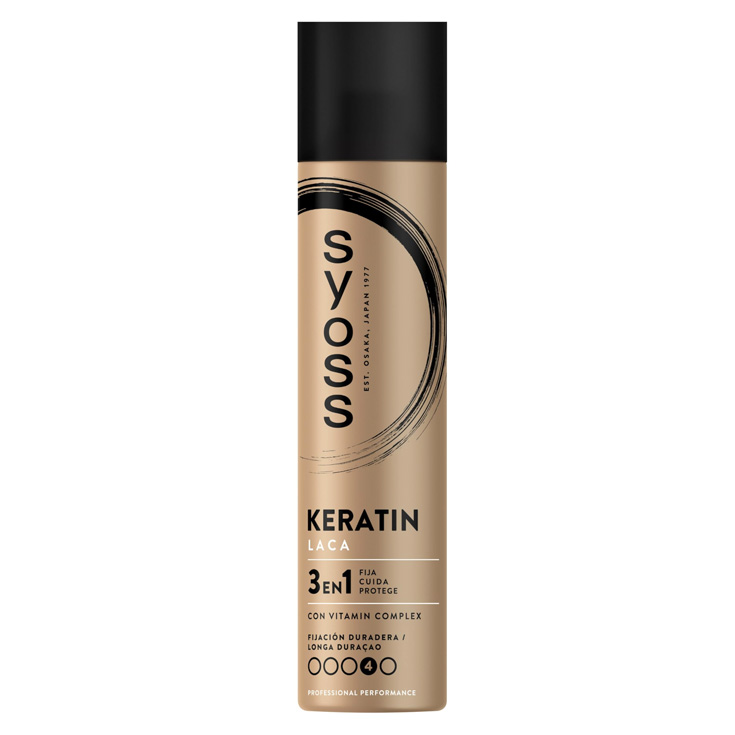syoss keratin laca fijacion 4 extra fuerte 300ml