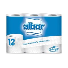 colhogar albor papel higienico 12 unidades