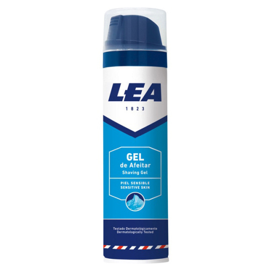 lea gel de afeitar piel sensible spray