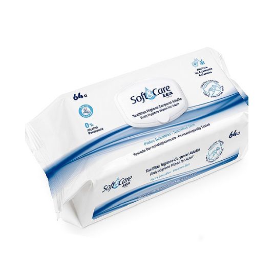 lea soft & care toallitas adulto 64ud