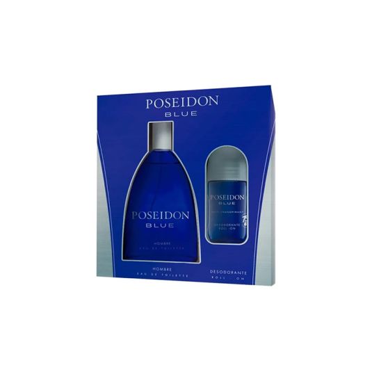 poseidon blue eau de toilette cofre 100ml+gel 250ml