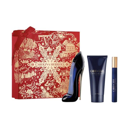 carolina herrera goodgirl eau de perfum 80ml cofre 3 piezas