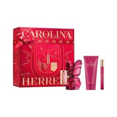 carolina herrera la bomba eau de parfum 80ml cofre 3 piezas