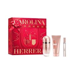 carolina herrera 212 vip rose 80ml cofre 3 piezas