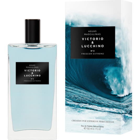 aguas de victorio & lucchino masculinas nº2 frescor extremo eau de toilette 150ml
