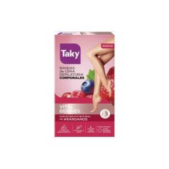taky bandas corporales depilatorias frutos rojos 16u