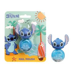 stitch laca de uñas azul infantil