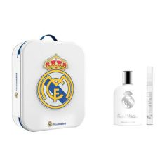 real madrid eau de toilette 100ml neceser 2 piezas