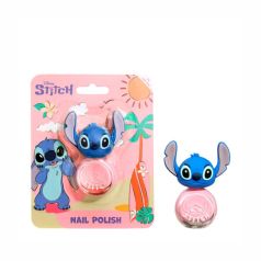stitch laca de uñas rosa claro infantil