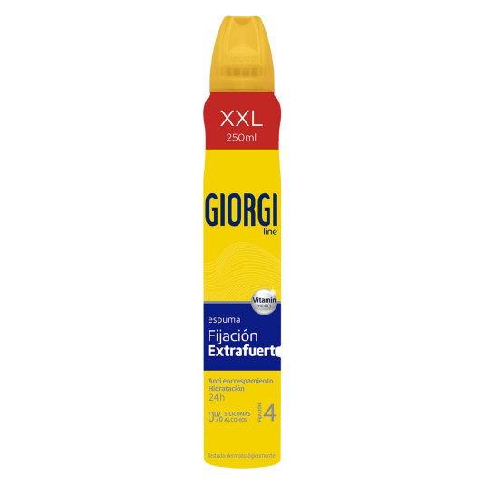 giorgi espuma fijacion extrafuerte 250ml