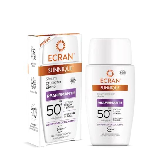 ecran sun crema facial serum colageno f-50
