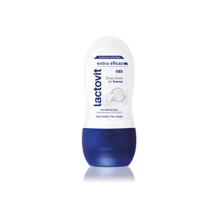 lactovit desodorante extra eficaz 0% alcohol roll-on