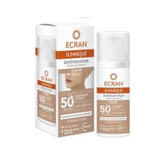 ecran protector solar facial sunnique antimanchas con color spf50 50 ml