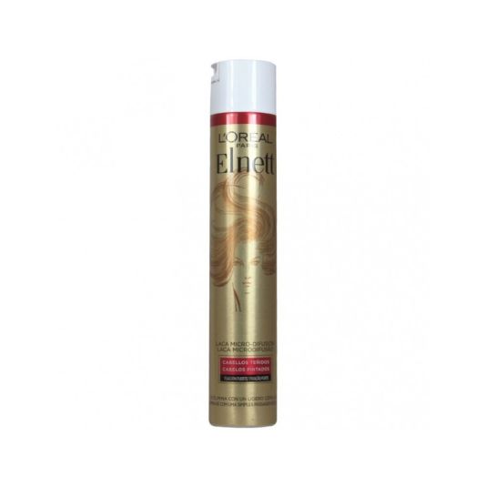elnett laca fijacion fuerte cabello teñido 400ml