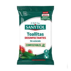 sanytol toallitas desinfectantes mini 12u