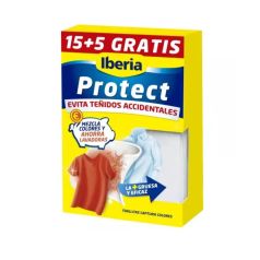 iberia protector color 15+5 toallitas