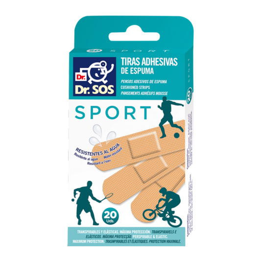 dr. sos apositos sport 20 unidades