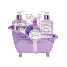 shausa bañera lavanda cofre 6 piezas