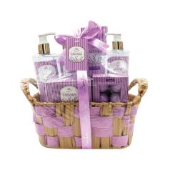 shausa cesta de tela lavanda cofre 5 piezas