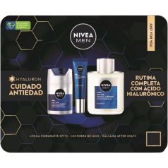 nivea men antiedad hyaluronic spf15 50ml cofre 3 piezas