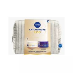 pack nivea q-10 dia spf 30+ noche estuche 2 piezas