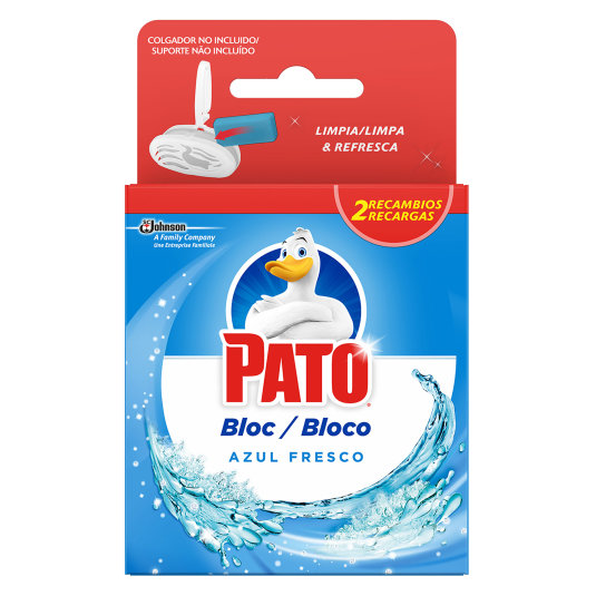 pato bloc azul recambio wc