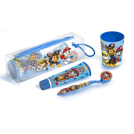 patrulla canina set infantil limpieza dental