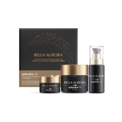 bella aurora splendor 60 anti edad dia 50 ml +serum + ojo cofre