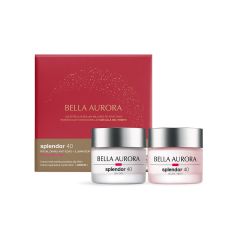bella aurora splendor 40 dia piel seca + noche cofre