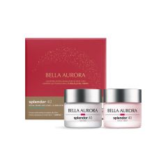 bella aurora splendor 40 dia piel mixta + noche cofre
