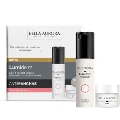 bella aurora lumiderm 2 en 1 antiedad 30ml cofre 2 piezas