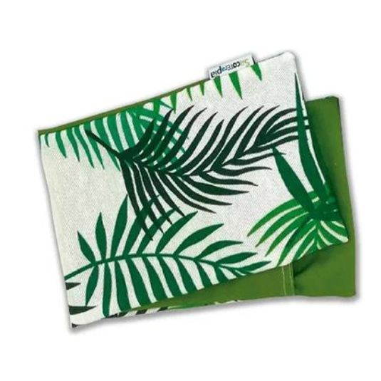 sacoterapia basico palmeras verde+funda