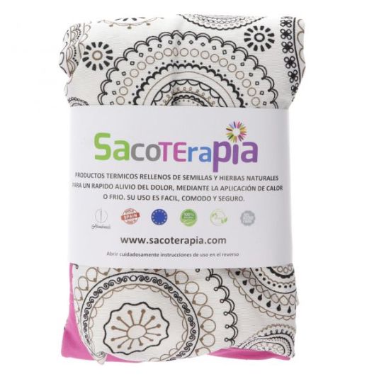 sacoterapia basico plus rosa mandala+funda