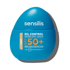 sensilis protector solar facial water fluid oil control con color spf50+ 40 ml