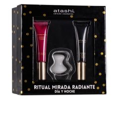 atashi ritual mirada radiante contorno de ojos dia+contorno de ojos noche 15 ml cofre 3 piezas