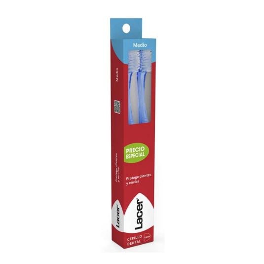 lacer cepillo dental medium duplo