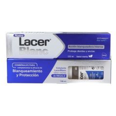 lacer blanc pasta menta 125ml + colutorio 100ml