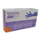 GUAN.SANYC NITRILO SENSIT.AZUL T/P 100 U.