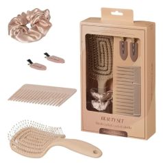 nahuel set cepillos y accesorios cabello