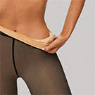 Y.MORA PANTY TERMICO TRANS.190 DEN NEGRO T-L