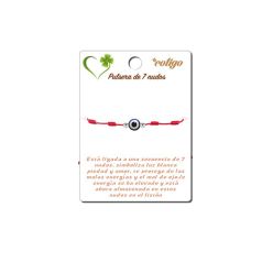pulsera 7 nudos ojo turco