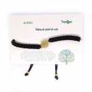 PULSERA HILO TRENZADO NEGRO ARBOL DE LA VIDA