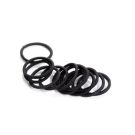 INCA PACK 12 ELASTICOS NEGRO SIN CIERRE