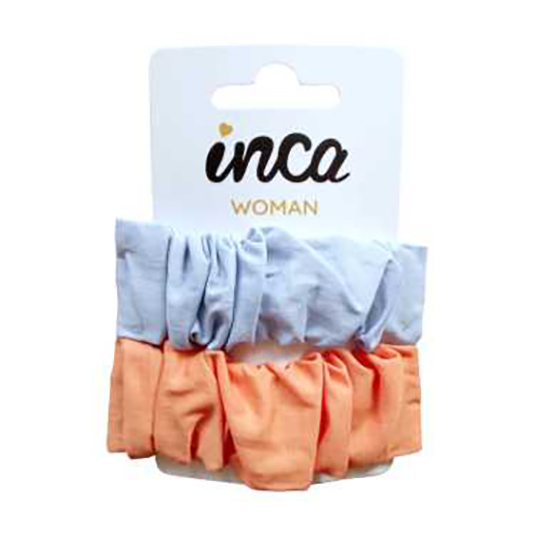 set 2 clips forrados de tela color liso surtido