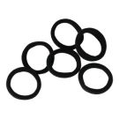 INCA GOMA ACRILICA NEGRO 6 UDS