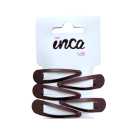 INCA PACK DE 5 CLIPS DE COLOR MARRON CHOCOL*R